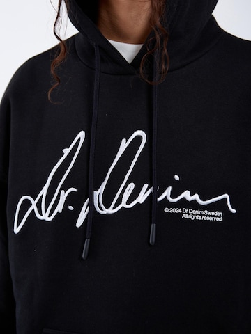 Dr. Denim Sweatshirt 'Damien Hoodie' in Black