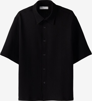 Bershka Koszula w kolorze czarny: przód
