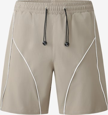YOUTHUP Workout Pants 'Leuchtfeuer' in Grey: front
