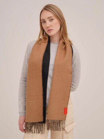 Sacred Valley Scarf 'Double Facet' in Black