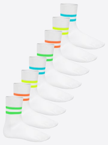 footstar Socks 'Neon' in Orange: front