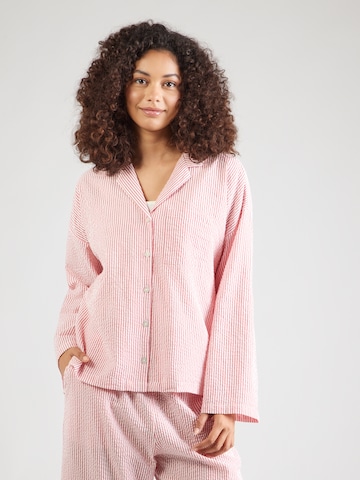 Chemise de nuit Lindex en rouge : devant