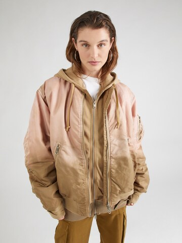 DIESEL Between-season jacket 'KAMILA' in Beige: front