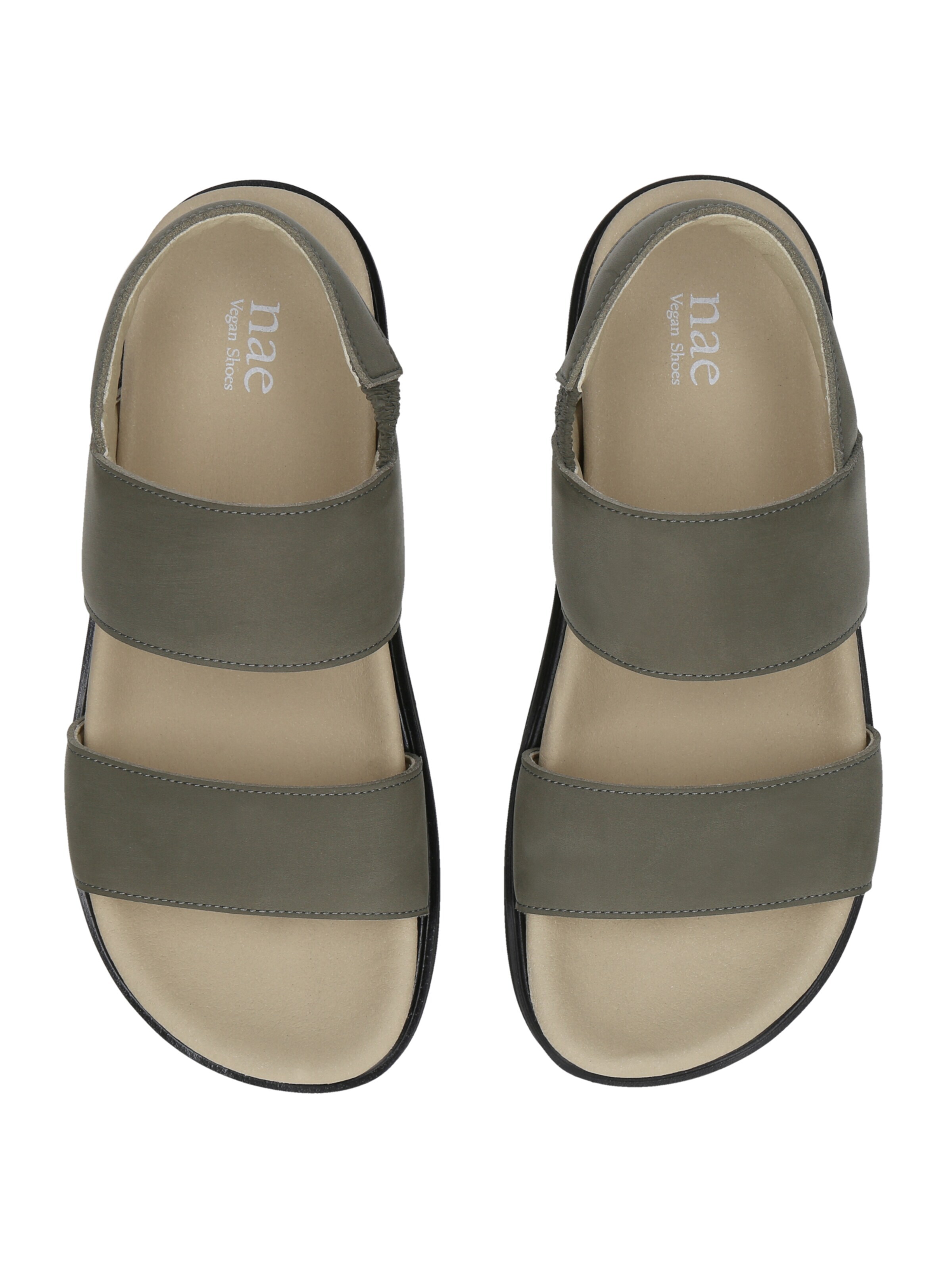 nae Vegan Shoes Sandały 'LAU' w kolorze zielony
