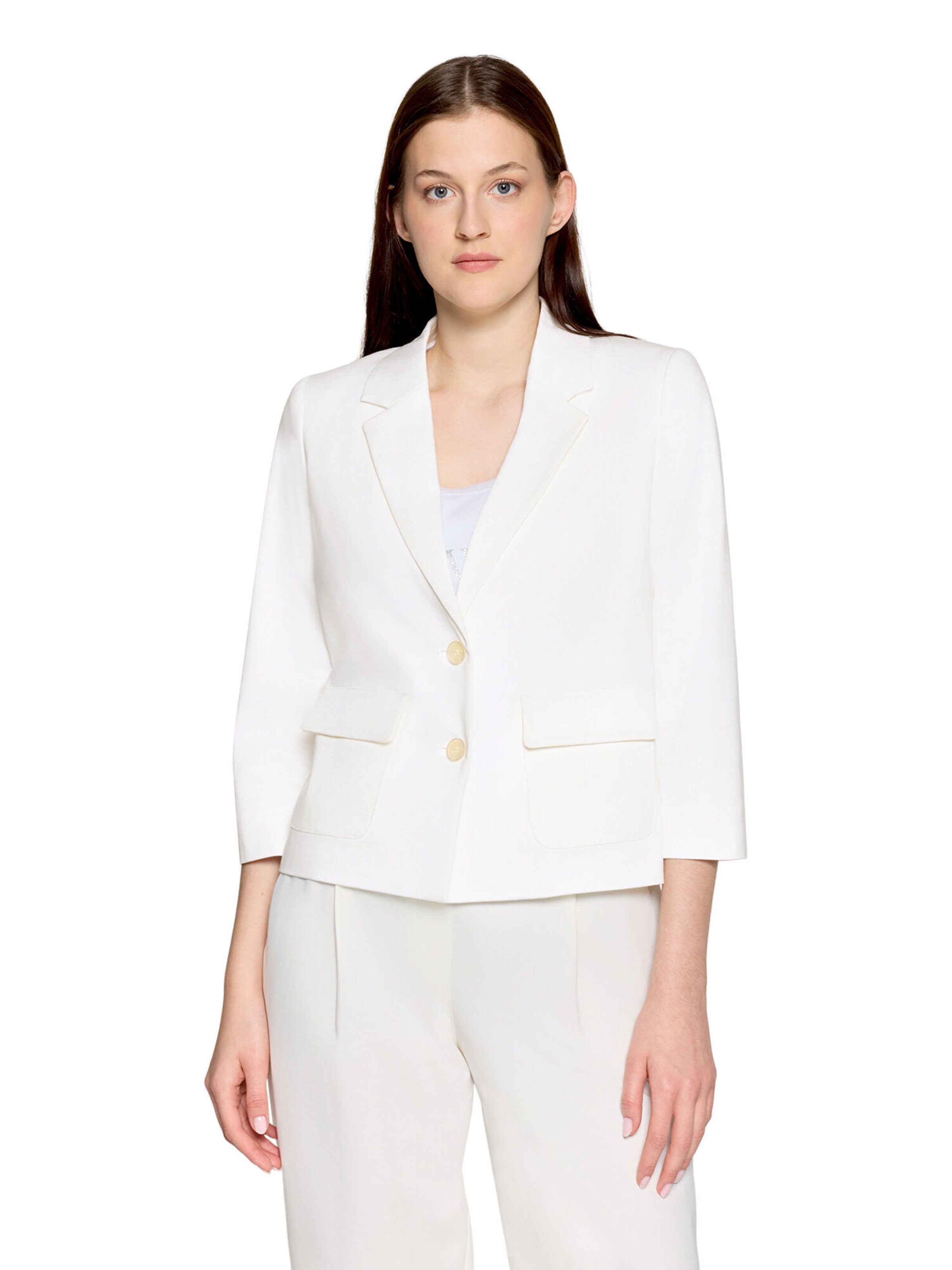 Blazer Betty Barclay en blanc : devant