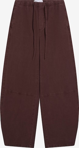 Bershka Barrel Farkut värissä ruskea: etupuoli