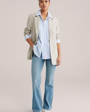 WE Fashion Bluse in Blau