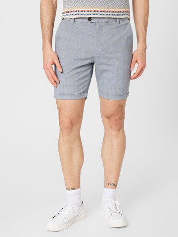 JACK & JONES Slimfit Chinobyxa 'Connor' i blå: framsida