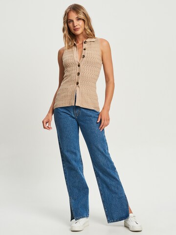 Calli Knit cardigan 'MOLLY ' in Beige