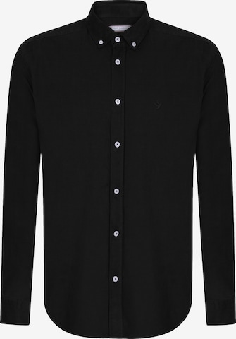 Felix HardyRegular Fit Košulja - crna boja: prednji dio