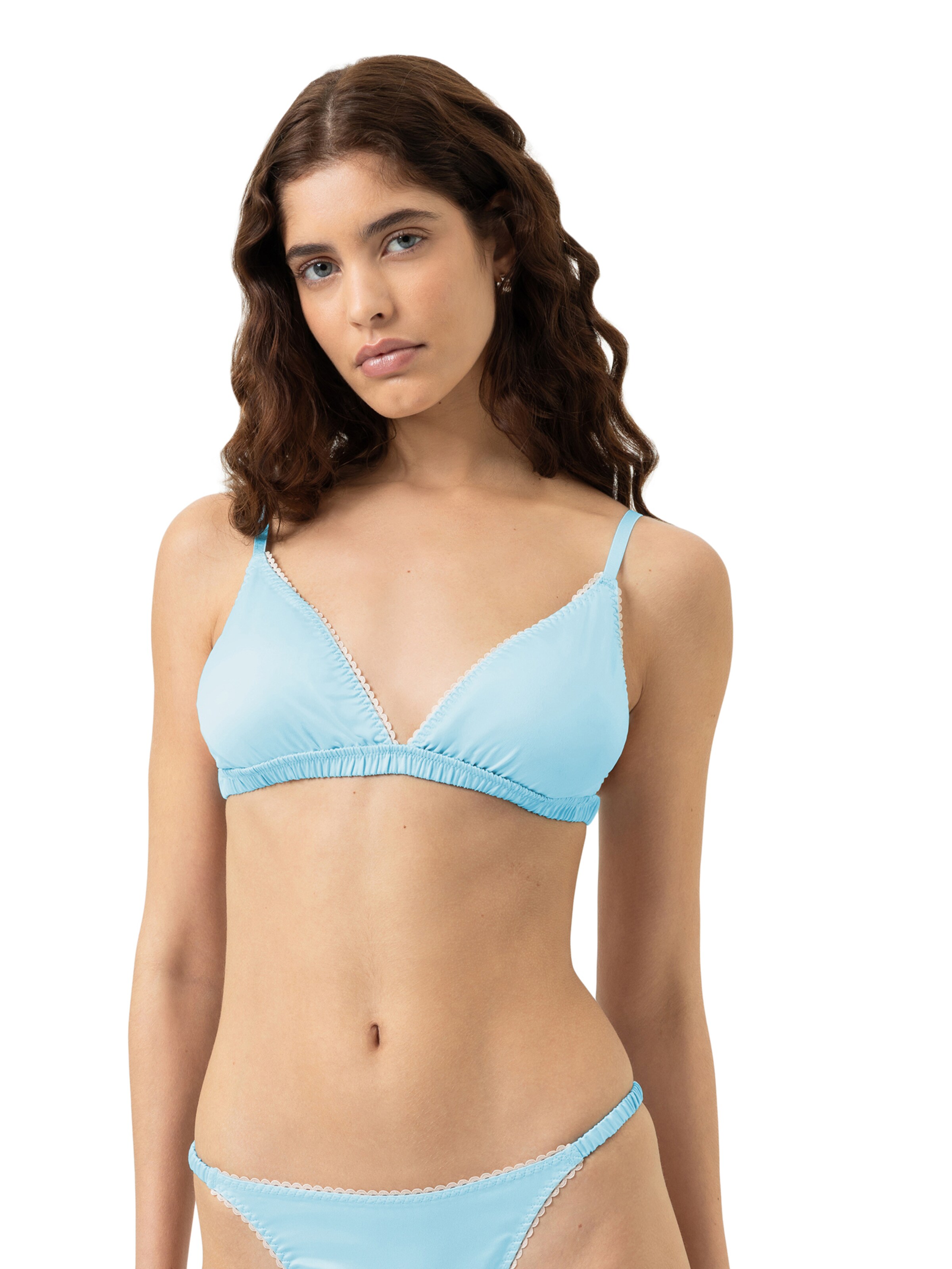 Invisible Soutien-gorge 'Poetry Glossy' Mey en bleu : devant