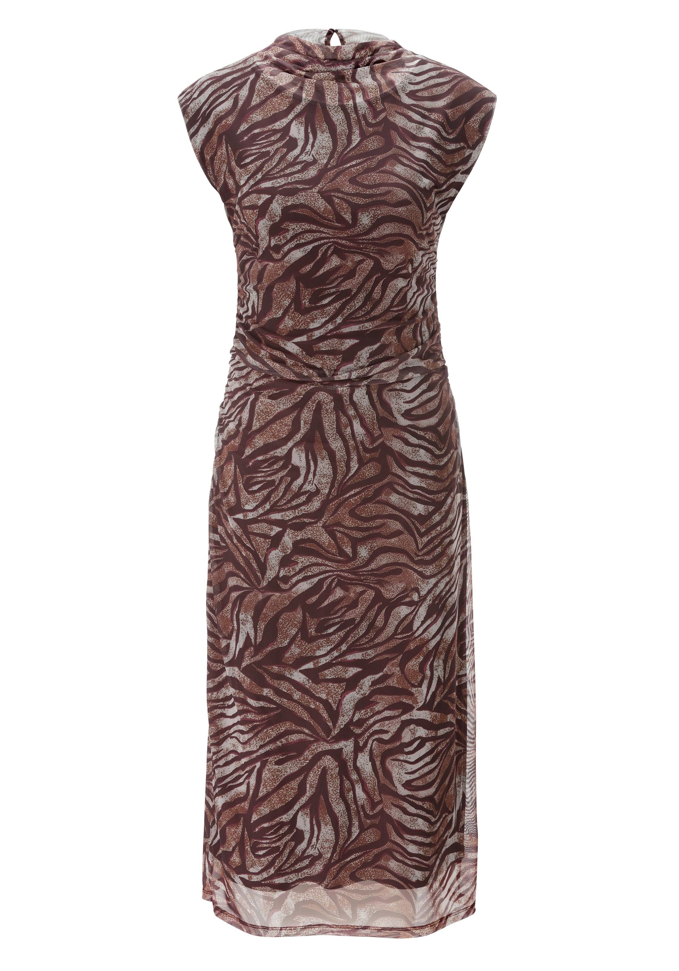 Aniston SELECTED Dress in 36 in Cognac / Brocade / Dark brown, Item view