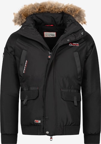 Arctic Seven Winter Jacket 'Arthuro' in Black: front