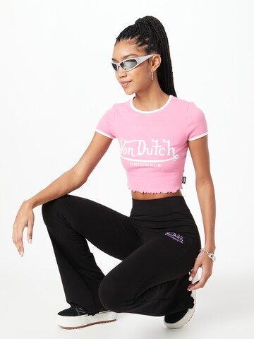 Tricou 'Ami' de la Von Dutch Originals pe roz