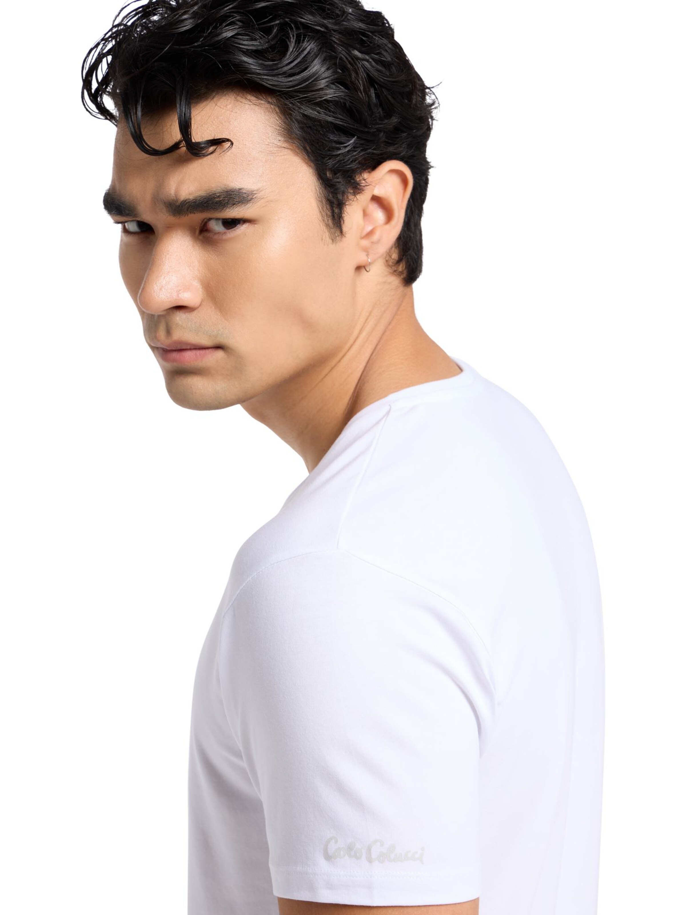 Carlo Colucci Shirt 'Cavalletti' in Wit