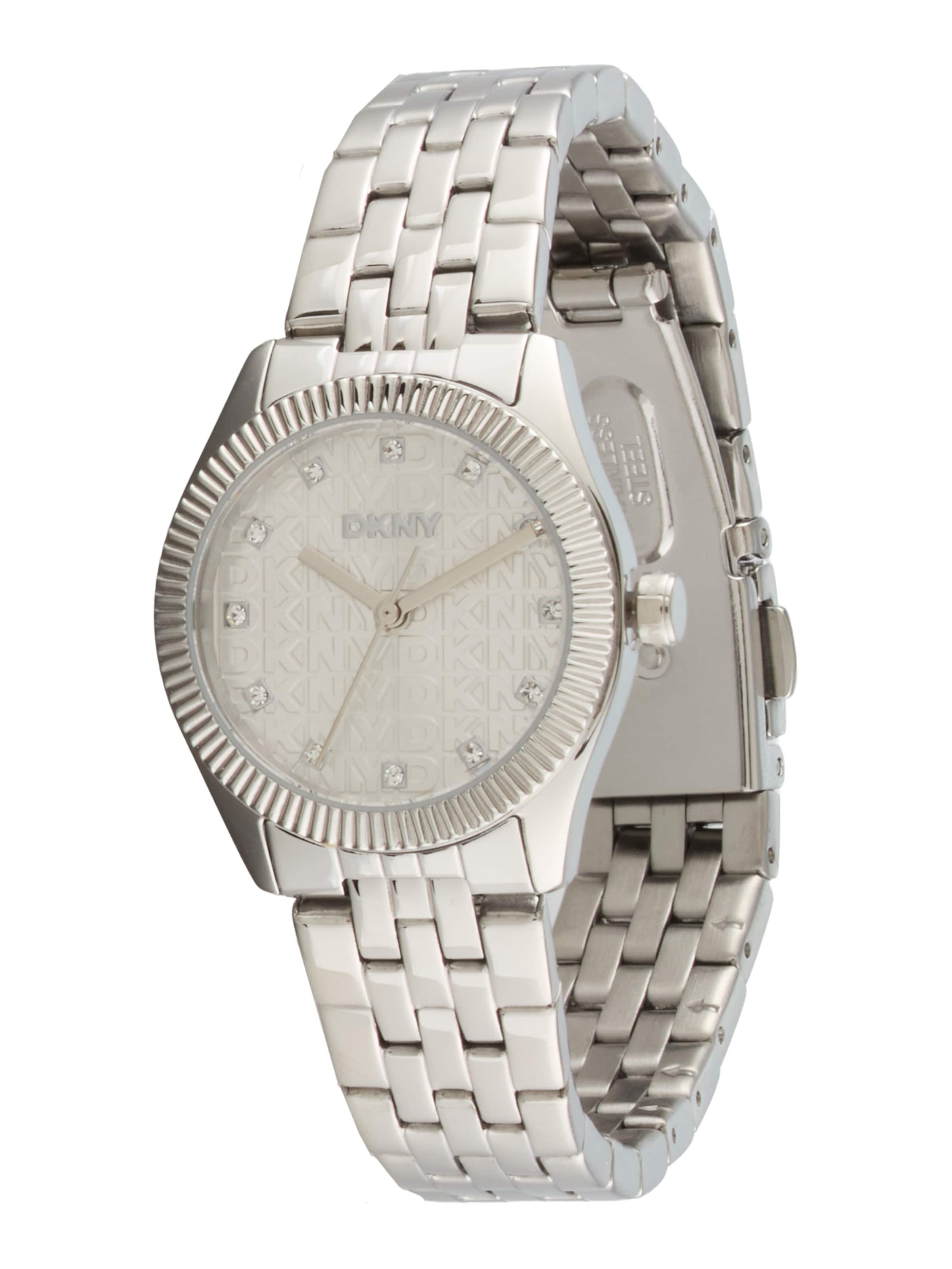 Montre à affichage analogique DKNY en argent : devant