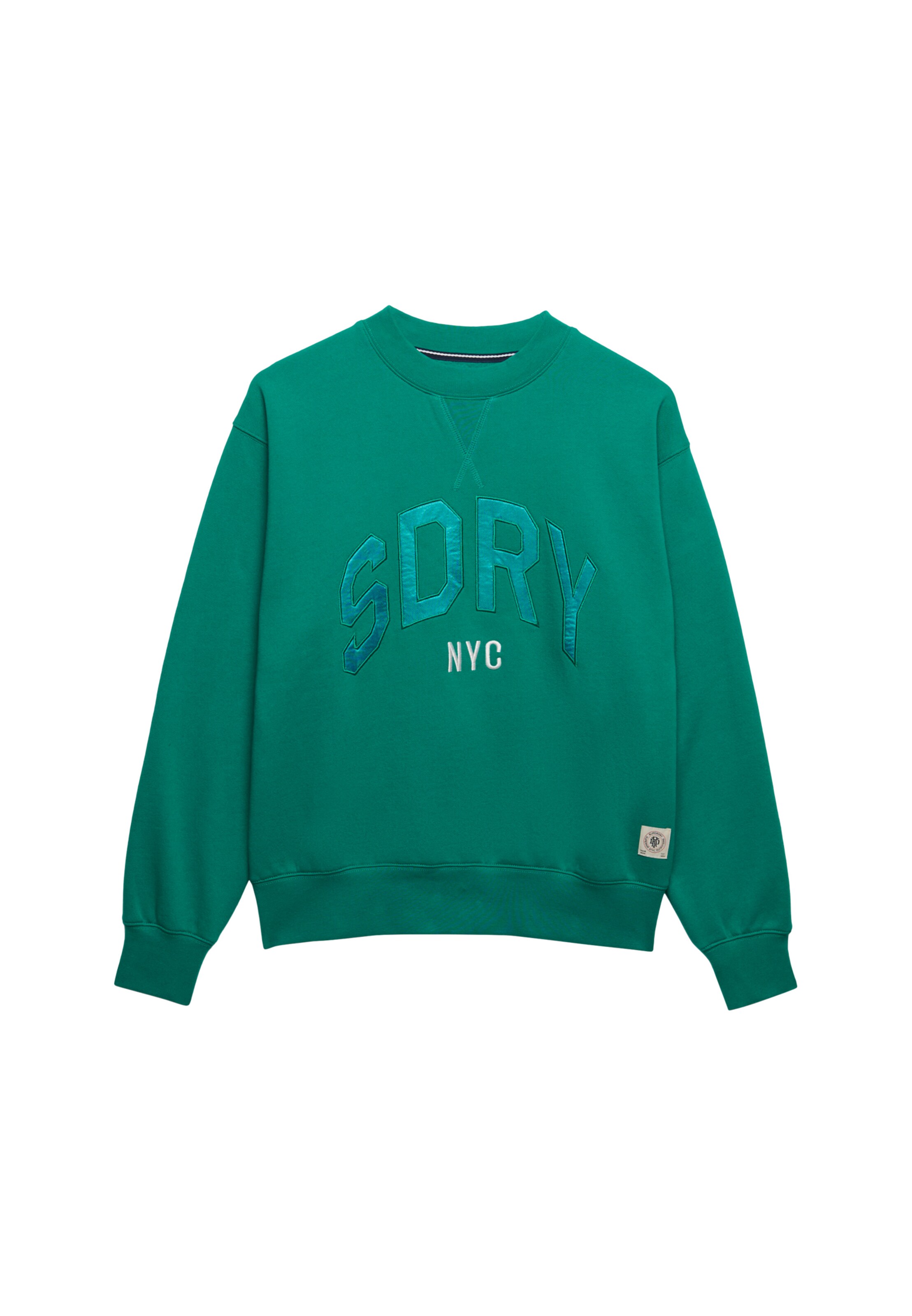 Sweat-shirt Superdry & Co en vert : devant