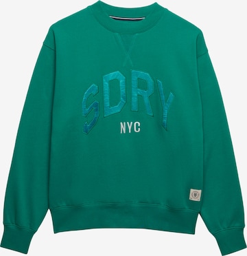 Sweat-shirt Superdry & Co en vert : devant