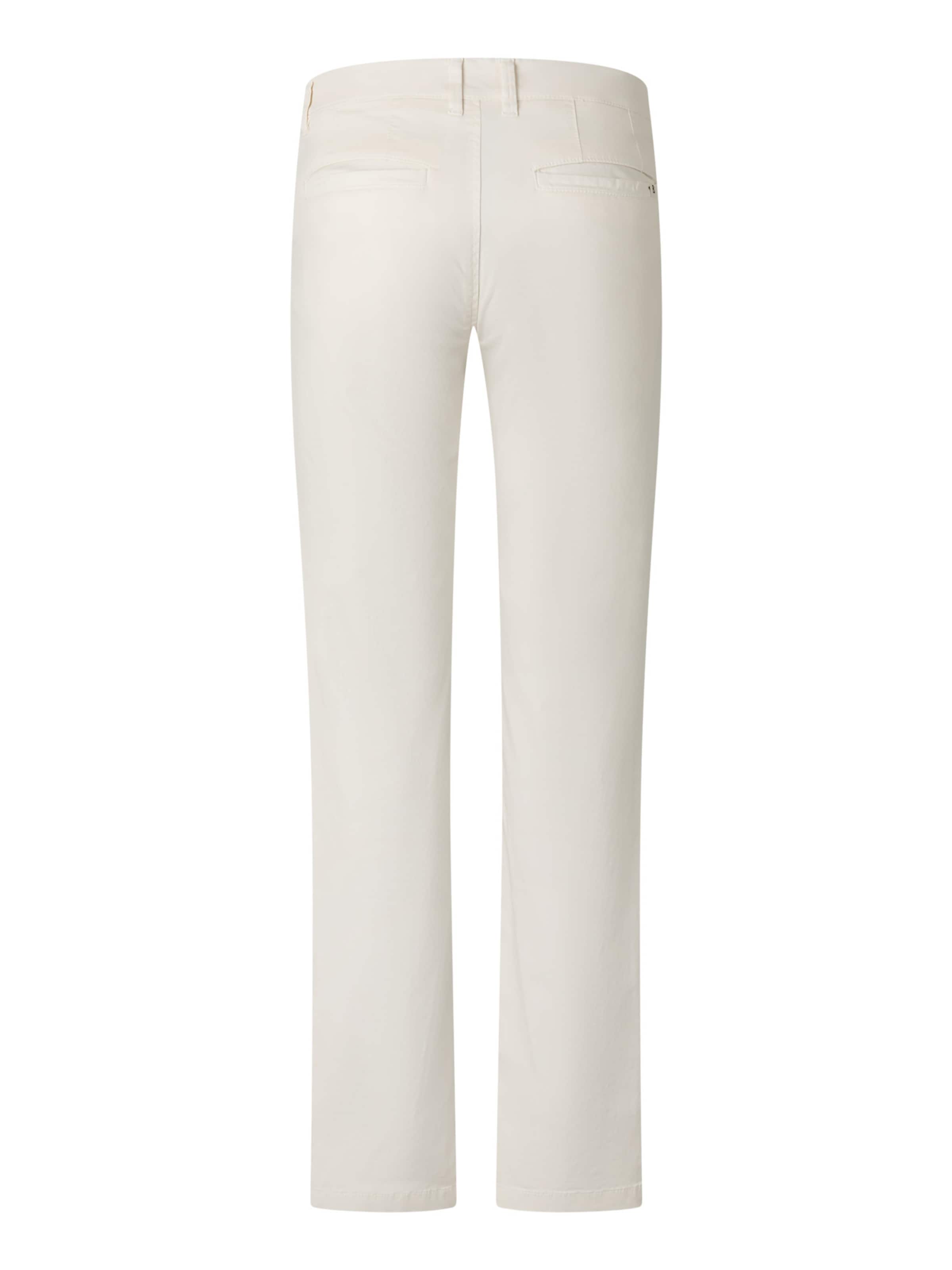BOGNER Regular Chinohose 'Nik' in Weiß