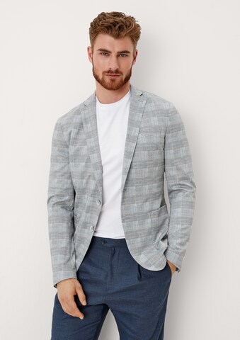 s.Oliver BLACK LABEL Slim Fit Sakko in Grau: Vorderseite
