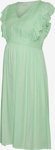 MAMALICIOUS Letnia sukienka 'Jennie Mary' w kolorze zielony: przód