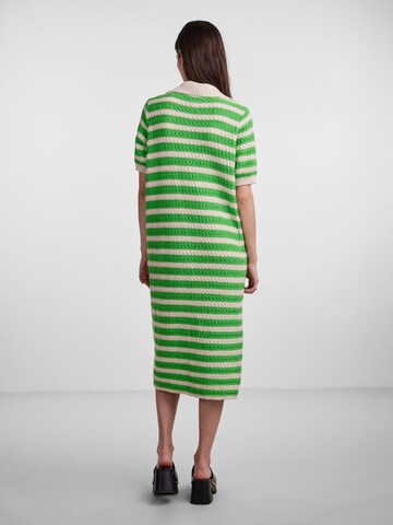 Rochie tricotat 'Croc' de la Y.A.S pe verde