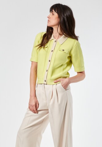 Cardigan 'Last Night' 4funkyflavours en jaune