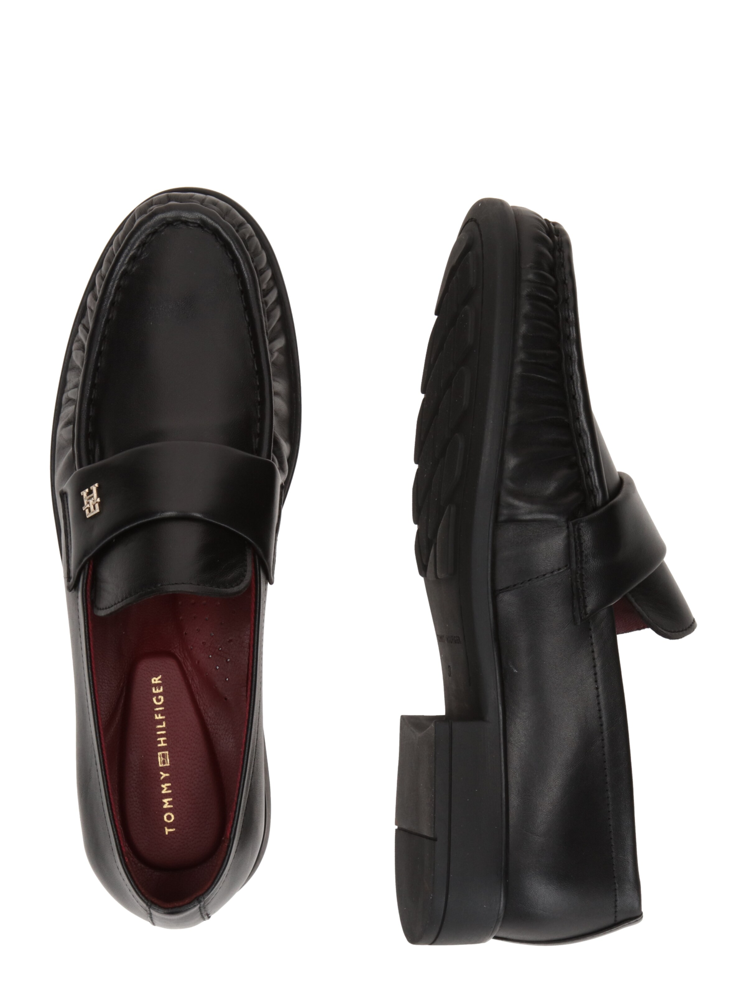 TOMMY HILFIGER Mokassin in Schwarz