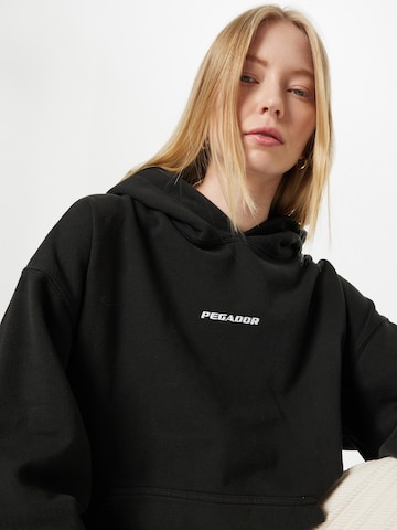 Bluză de molton 'CLARITA' de la Pegador pe negru