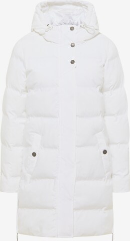 ICEBOUND Winter Coat in White: front