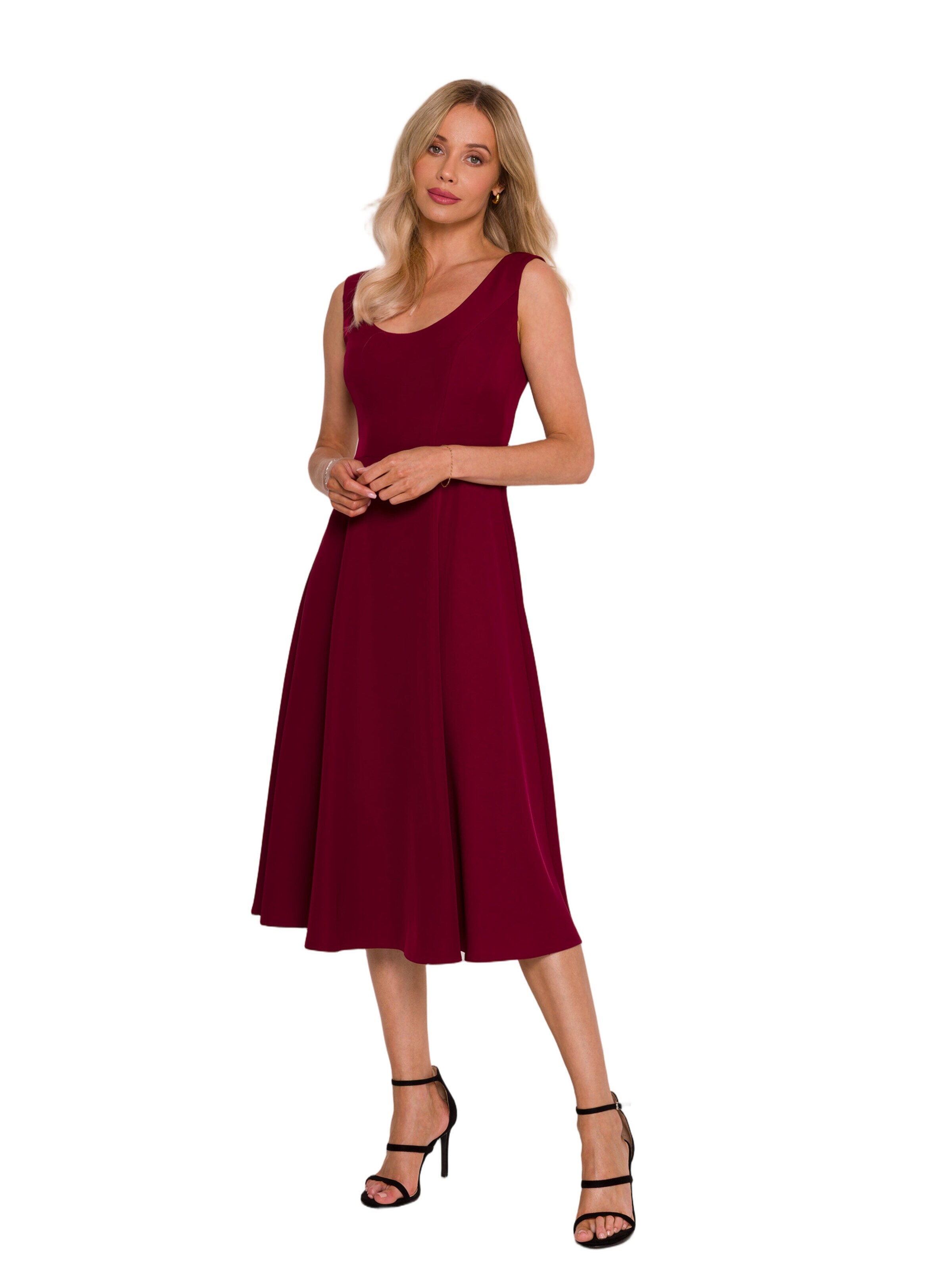 Rochie 'Sukienka rozkloszowana' de la Stylove pe roșu
