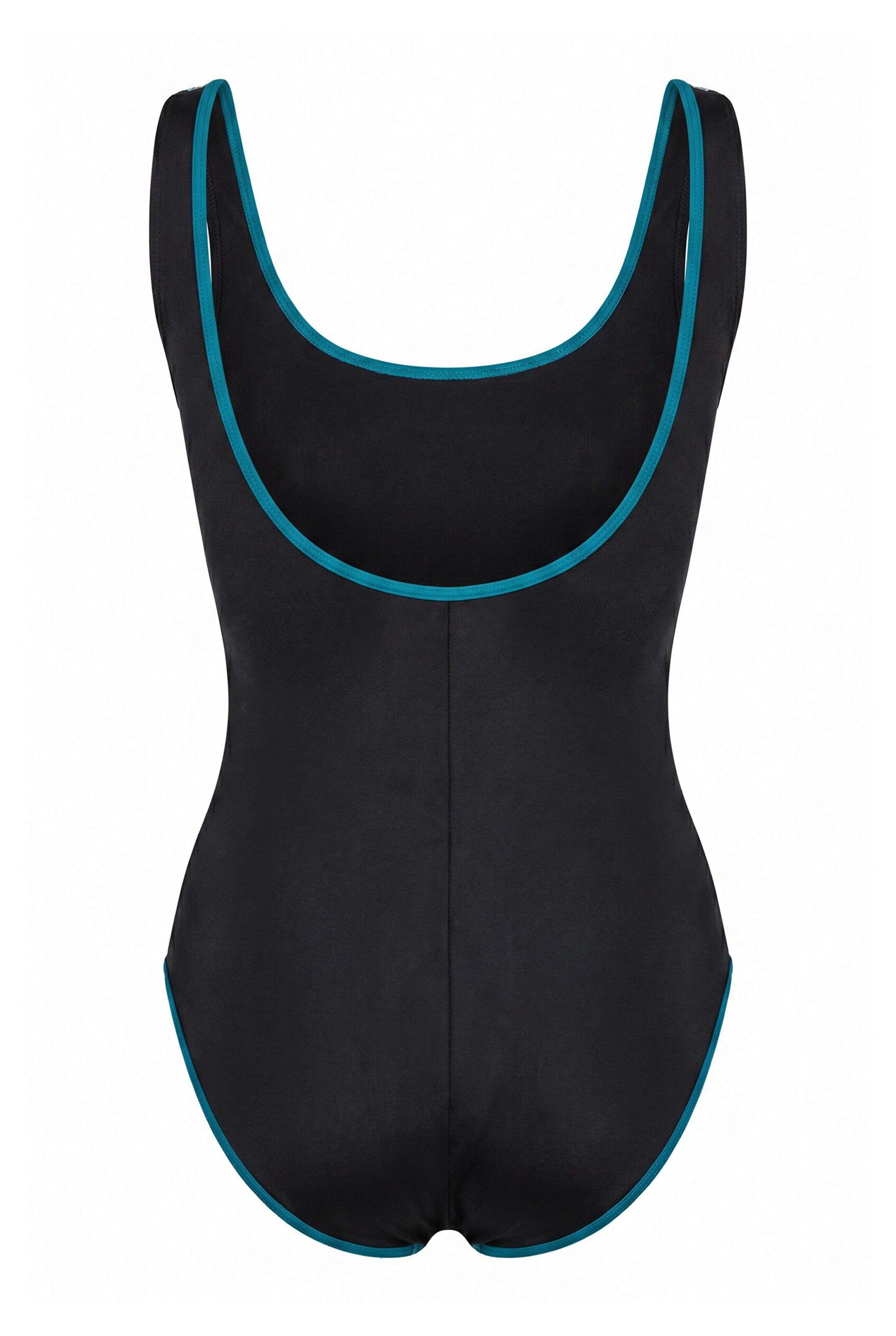 Ulla Popken Classic Swimsuit in Blue
