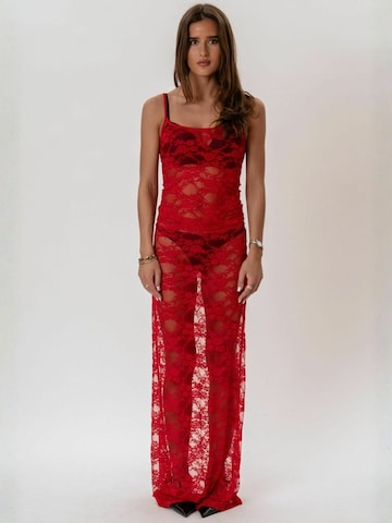 It's May - Vestido ' Florence ' en rojo: frente