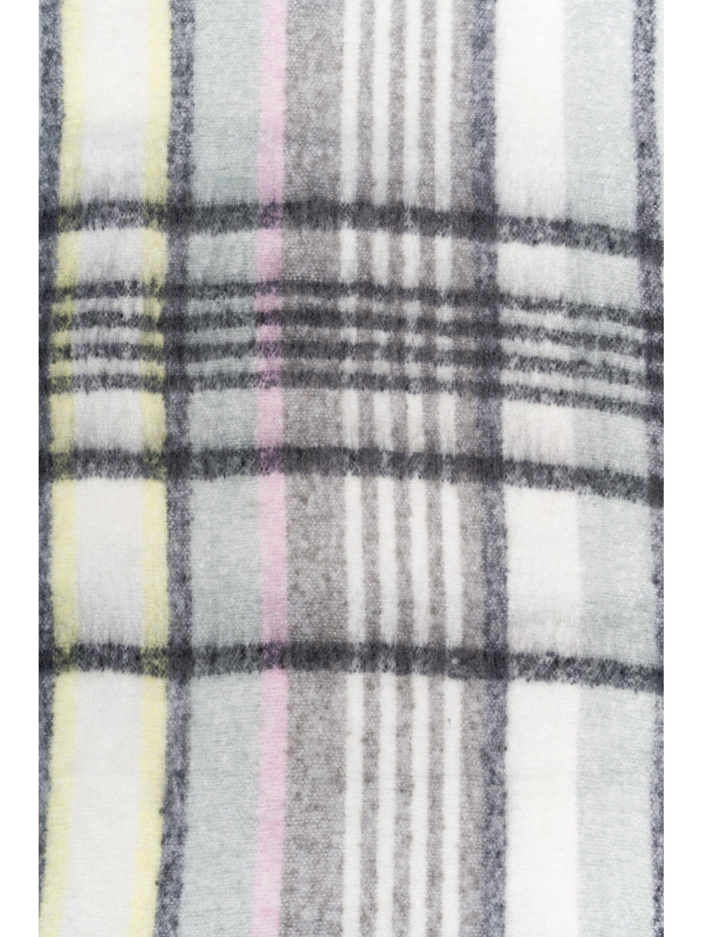 styleBREAKER Schal 'Web Strickschal Streifen bunt'‌‌‌‌‌ in Grau