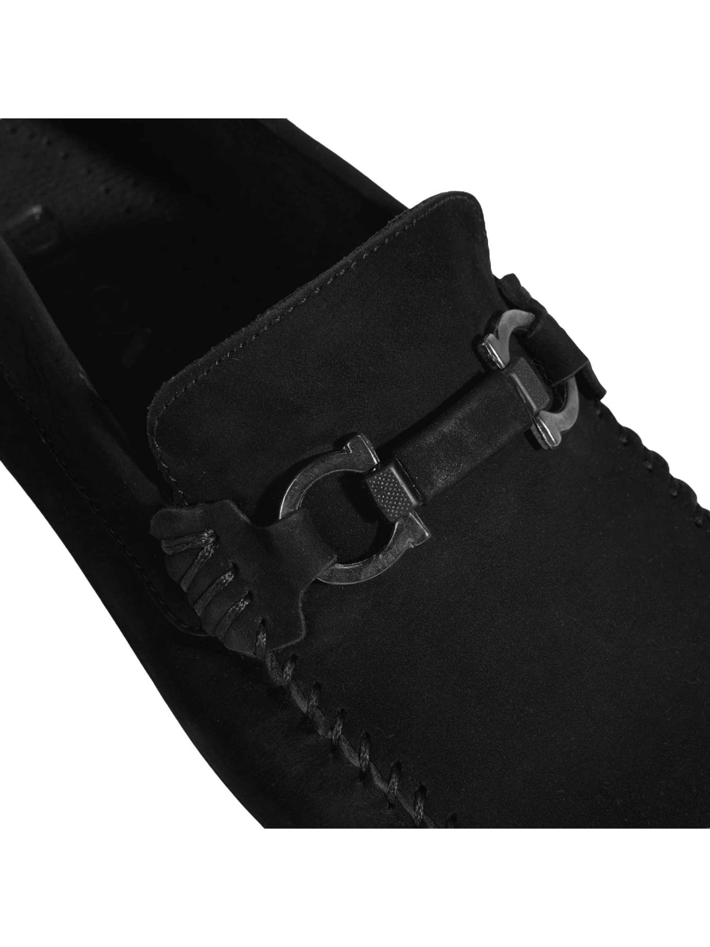 Desa Mokassin 'Slip-Ons'‌‌‌‌‌‌‌‌ in Schwarz