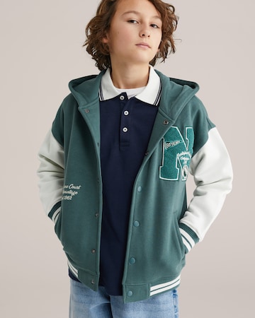 zaļš WE Fashion Starpsezonu jaka