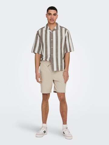 Only & Sons Regular Shorts 'Linus' in Grau