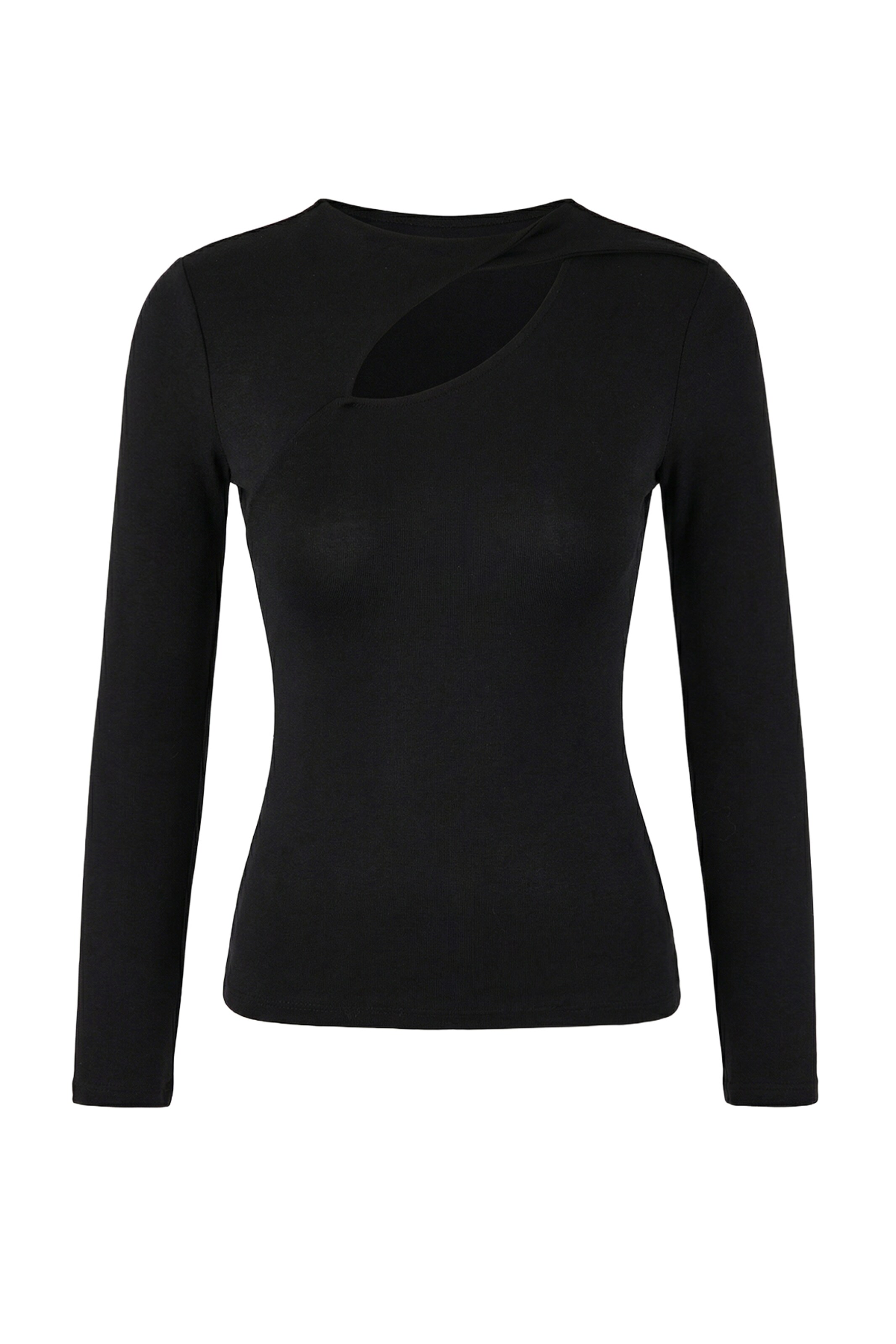 juoda Trendyol Marškinėliai: priekis