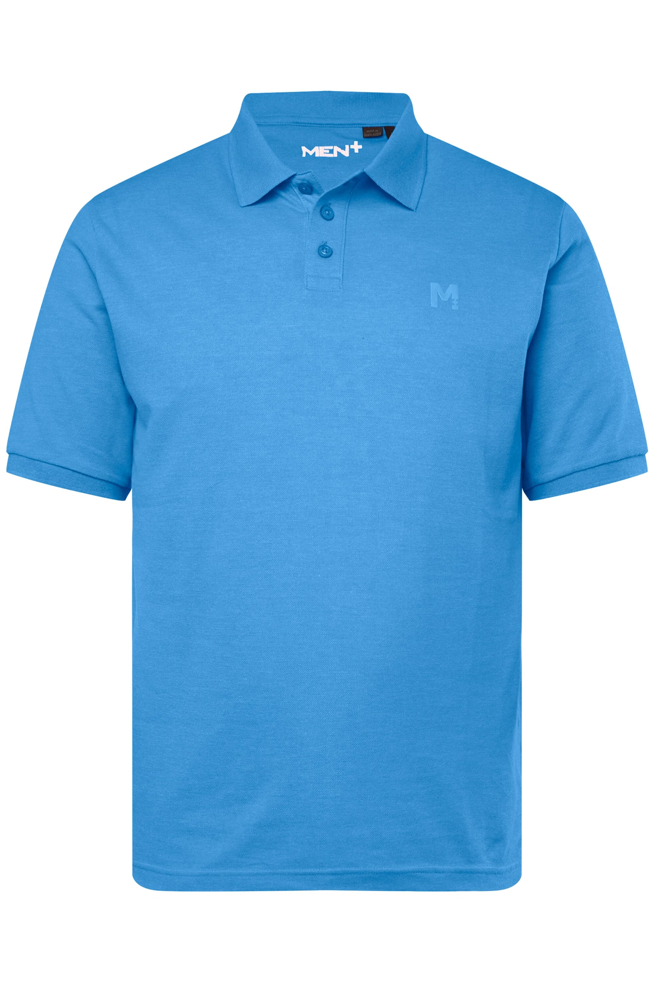 Men Plus Shirt in Blue: front