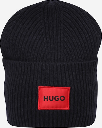 HUGO Red Beanie 'Xaff' in Blue: front