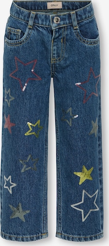 mėlyna Only Mini Standartinis Džinsai 'KMGCARLY': priekis