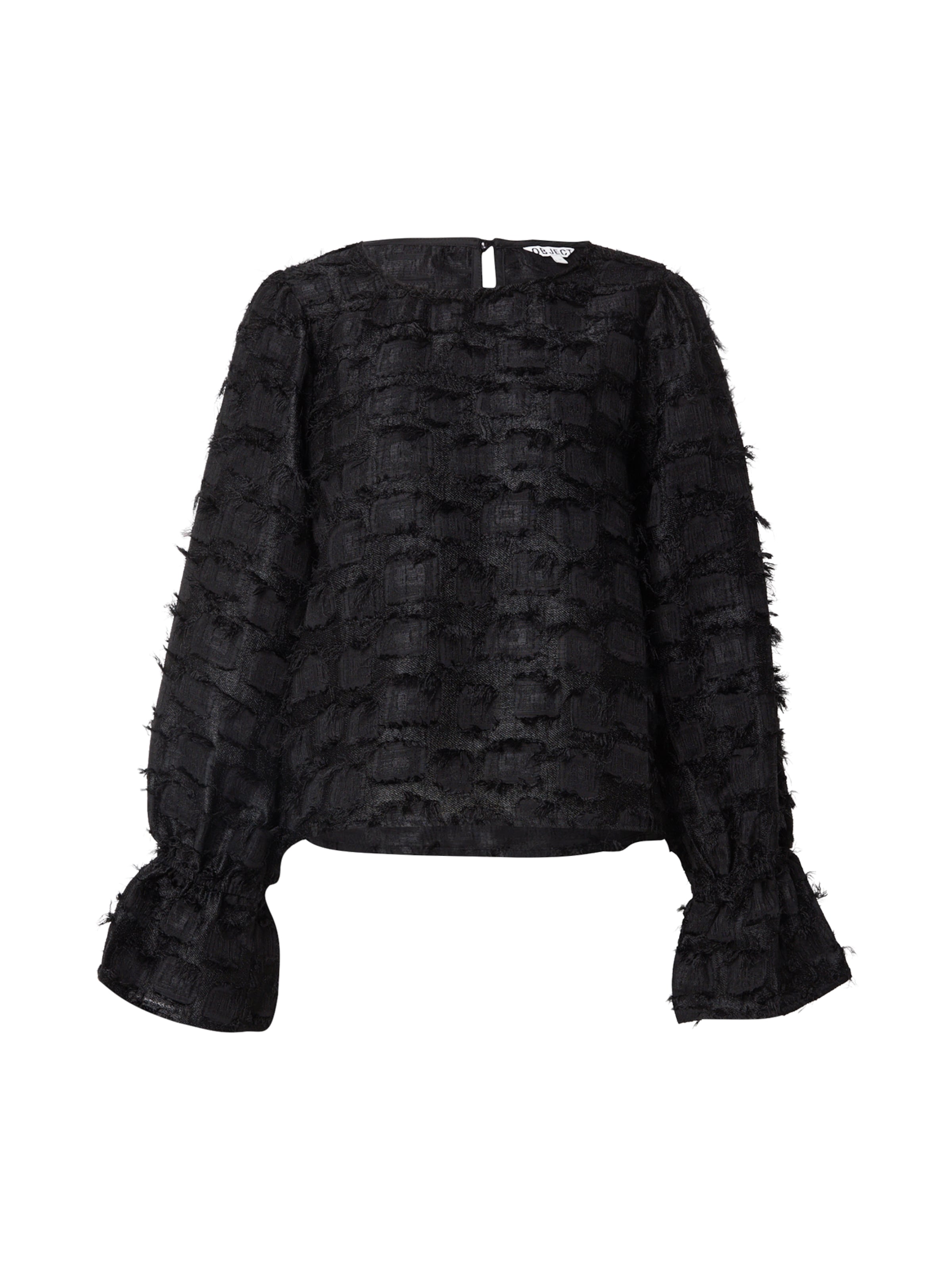 OBJECT Blus 'OBJDARIA' i svart: framsida