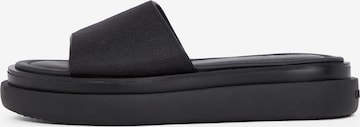 Mule Calvin Klein en noir : devant