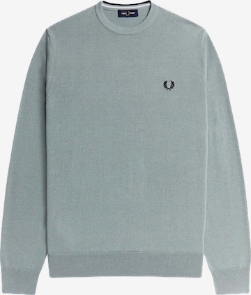 Sweat-shirt Fred Perry en gris : devant