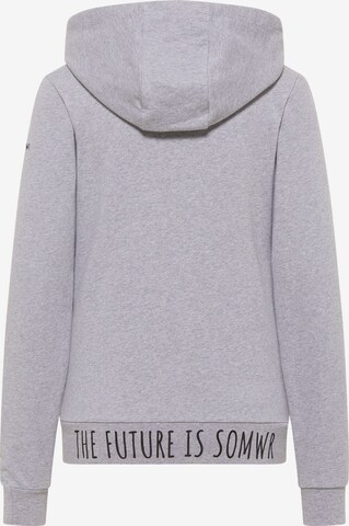 SOMWR Zip-Up Hoodie 'ELEVATE' in Grey