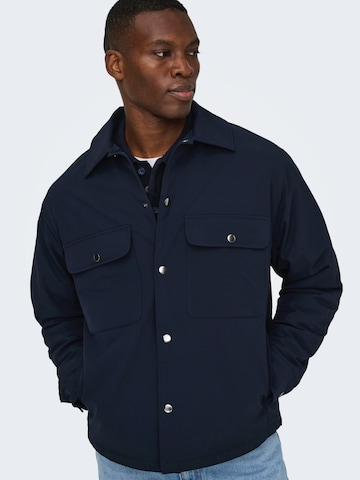 Only & Sons Átmeneti dzseki 'ONSDAVID' - kék