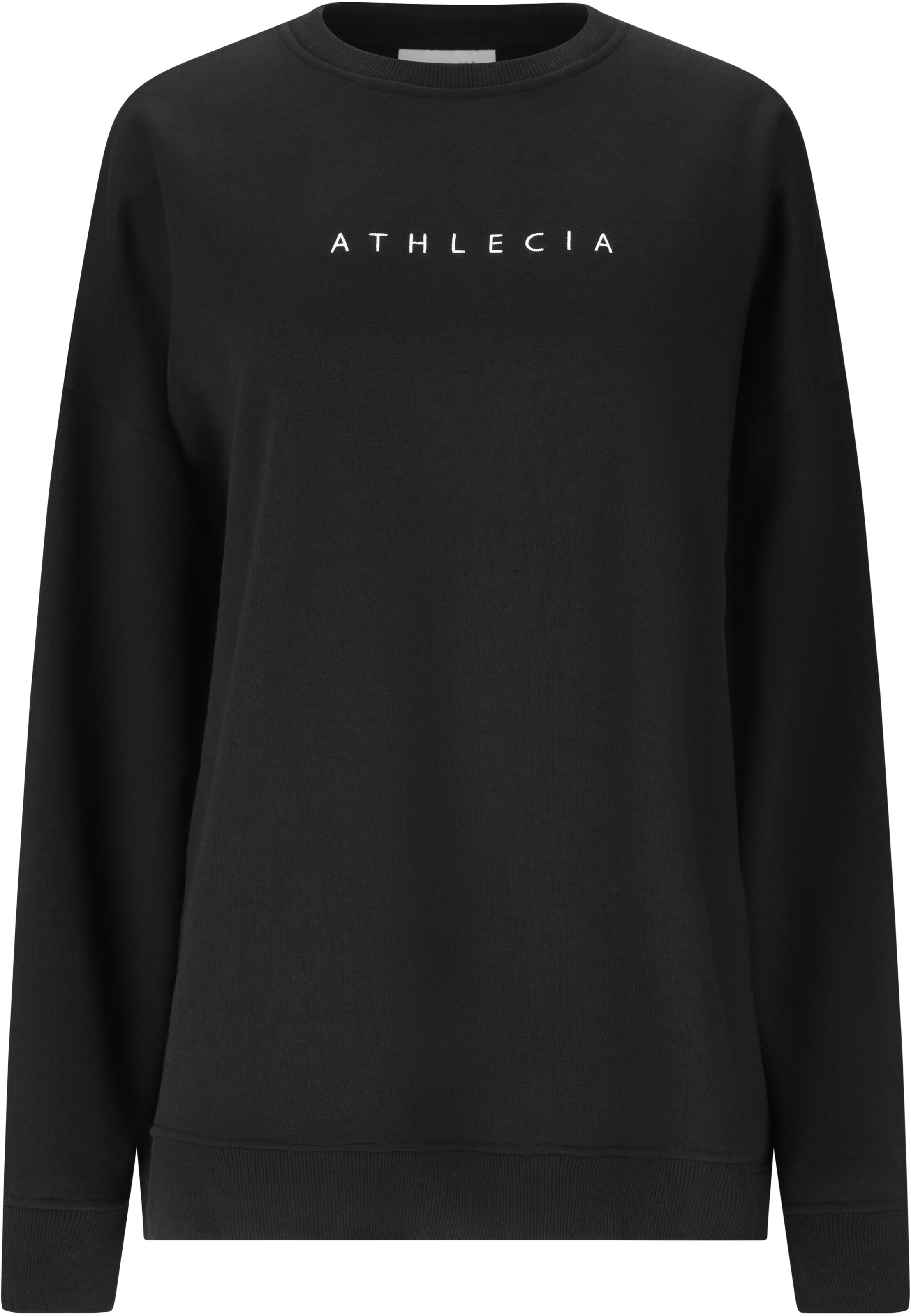 Athlecia Sportief sweatshirt 'Wasan' in Zwart: voorkant
