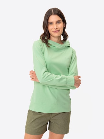 VAUDE Sportief sweatshirt in Groen: voorkant