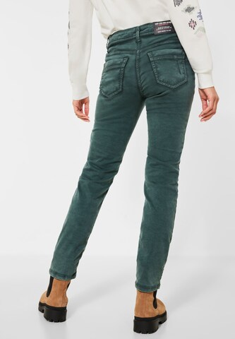 CECIL Slimfit Jeans 'Scarlett' in Grün