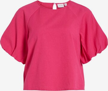 VILA Blouse in Roze: voorkant